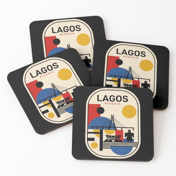 Artikelvorschau, Retro Lagos Bauhaus Geometrische Skyline entworfen und verkauft von k3rstman1.