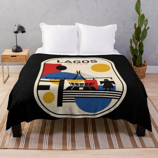 Item preview, Retro Lagos Bauhaus Geometric Skyline designed and sold by k3rstman1.