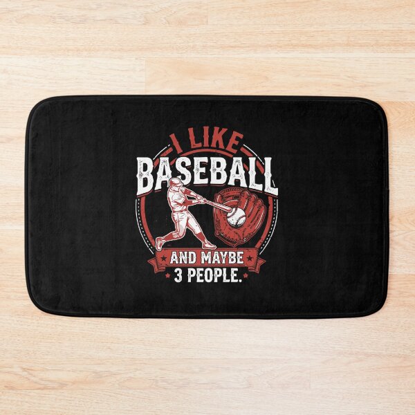 Item preview, I Like Baseball And Maybe 3 People Funny Sarcastic Sports Fan Lover Humor designed and sold by PopStars1993.