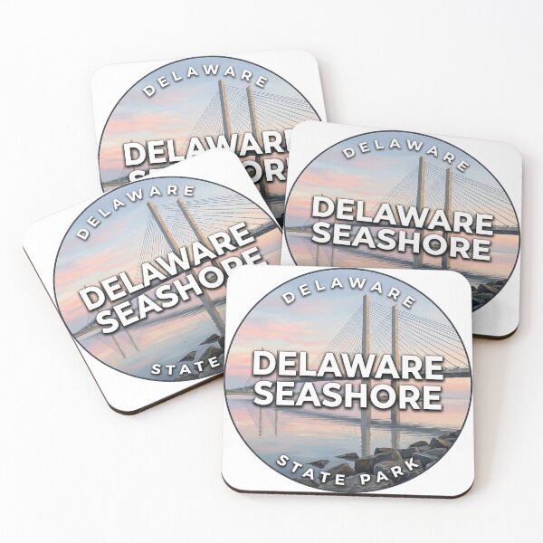 Item preview, Insignia redonda del Parque Estatal de la Costa de Delaware: Mañana brumosa en Delaware designed and sold by DetourDgn.