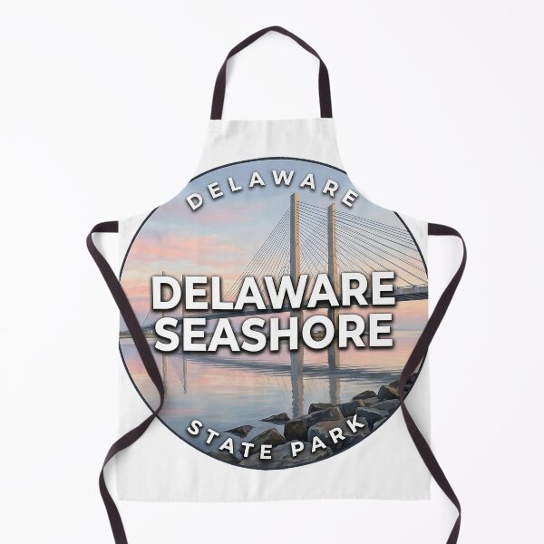 Item preview, Delaware Seashore State Park Delaware Misty Morning Round Badge Sticker designed and sold by DetourDgn.