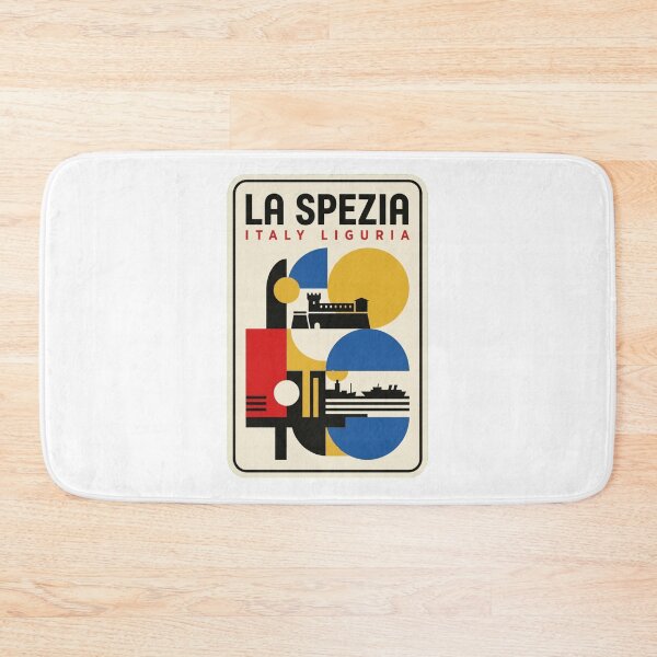Item preview, Retro La Spezia Bauhaus Geometric Skyline designed and sold by k3rstman1.