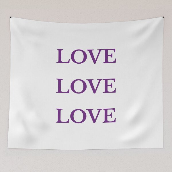 Item preview, Love love love purple text designed and sold by Inspirationmotivation.