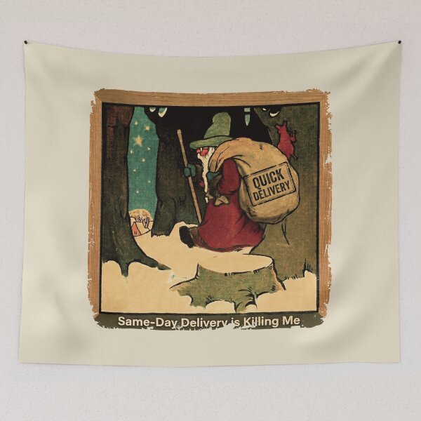 Item preview, Same-Day Delivery Vintage Santa. designed and sold by EunsooLee.