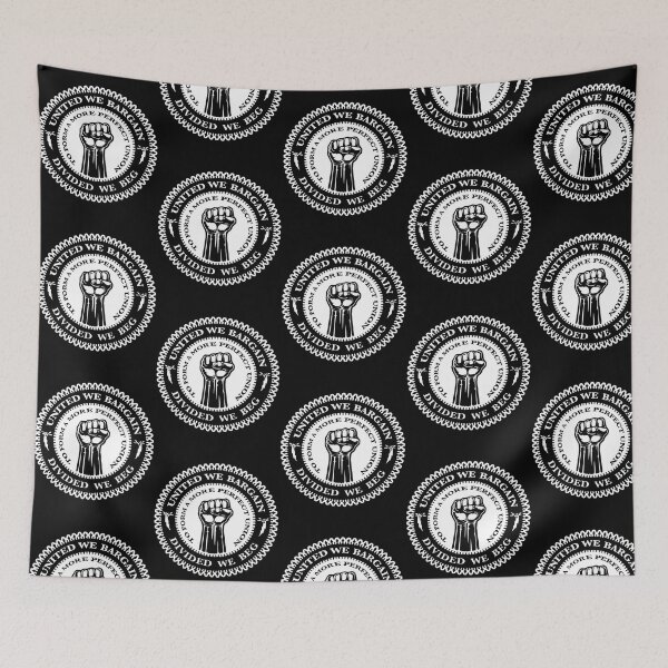 Item preview, Union Workers - United We Bargain Divided We Beg designed and sold by milana-baca.