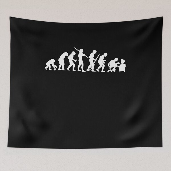 Item preview, Human Evolution | From Ape to PC Junkie designed and sold by Cisic.