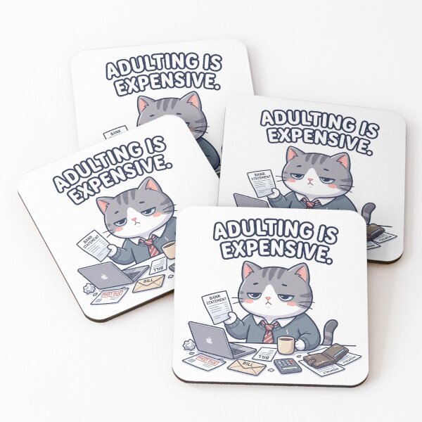 Item preview, Adulting Is Expensive designed and sold by Mbk Studios.