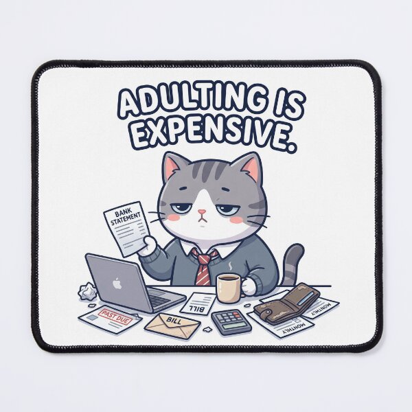 Item preview, Adulting Is Expensive designed and sold by Mbk Studios.