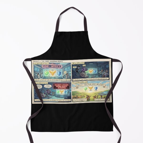 Item preview, HUMAN RIGHTS PROTECT LIFE, FREEDOM AND SECURITY designed and sold by Mianku | Für das Leben.