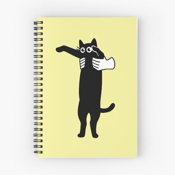 Item preview, Black Cat Being Held Hostage funny Drawing designed and sold by magdalenanegra.