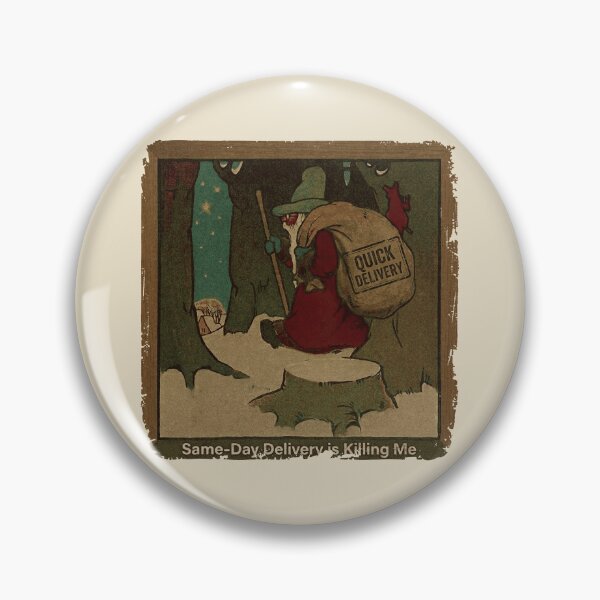 Artikelvorschau, Vintage-Weihnachtsmann mit Lieferung am selben Tag. #2 entworfen und verkauft von EunsooLee.