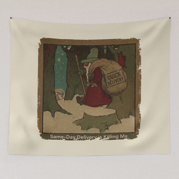 Item preview, Same-Day Delivery Vintage Santa. #2 designed and sold by EunsooLee.