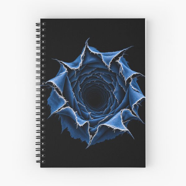 Item preview, Denim Rose Mandala — Blue Jeans Flower Optical Illusion designed and sold by hossamHk1.