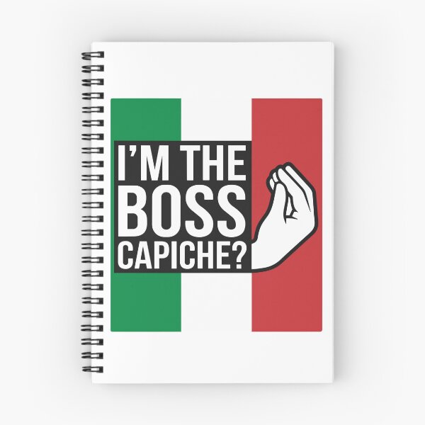 Item preview, I'm The Boss Capiche? Italian American Funny designed and sold by SofiBlair.
