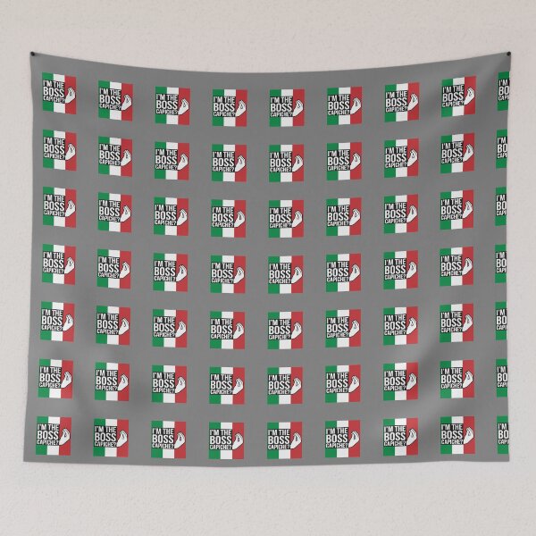 Item preview, I'm The Boss Capiche? Italian American Funny designed and sold by SofiBlair.