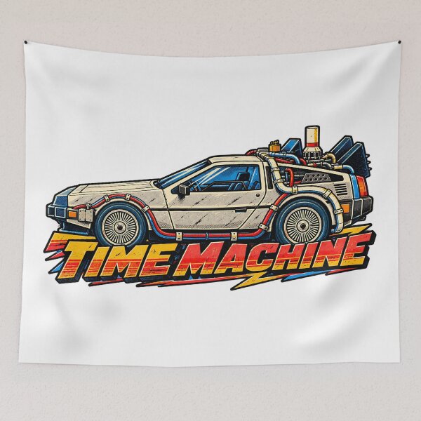 Item preview, Time Machine Delorean designed and sold by SpectacledBoi.