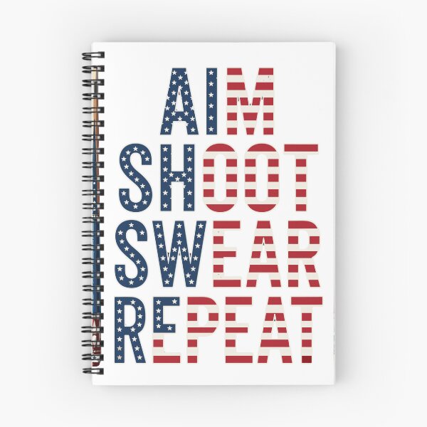 Item preview, Aim Shoot Swear Repeat Billiards Pool Player American Patriot Cue Sports designed and sold by SofiBlair.