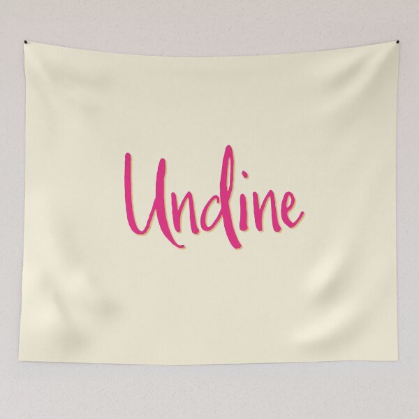 Item preview, UNDINE personalized type design designed and sold by CharlottePlaceArt.