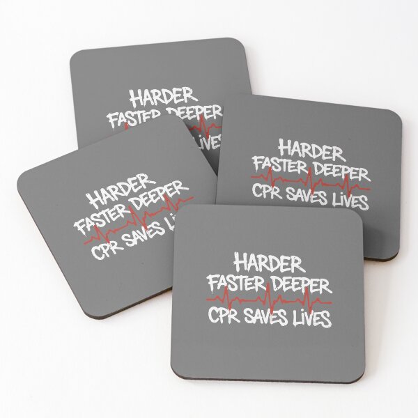 Item preview, Harder Faster Deeper Cpr Saves Lives First Responder Paramedic Emt Medical designed and sold by SofiBlair.