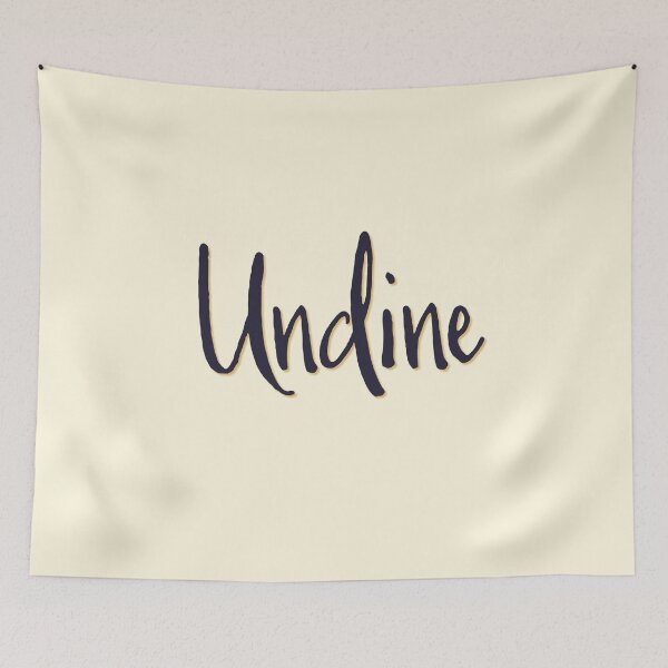 Item preview, UNDINE personalized type design designed and sold by CharlottePlaceArt.
