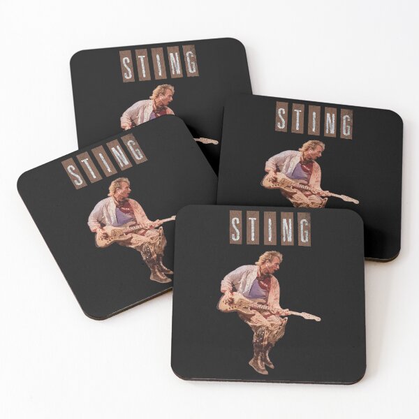 Item preview, Jumping With Bass Guitar Stencil designed and sold by YogaLifestyles.