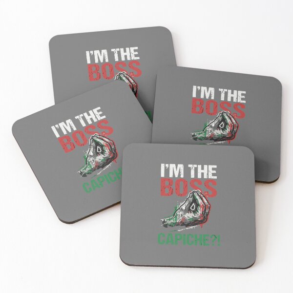 Item preview, I'm The Boss Capiche?! Italian American Pride Funny Boss designed and sold by SofiBlair.