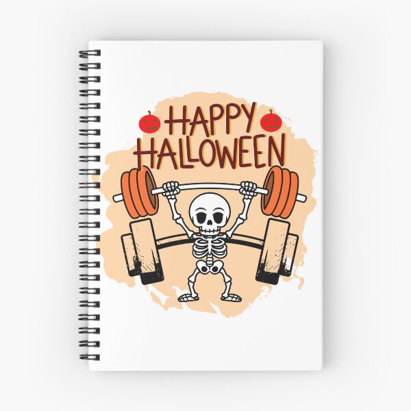 Item preview, Happy Halloween Skeleton Weightlifting Gym Spooky Design designed and sold by Palette _Vibes.