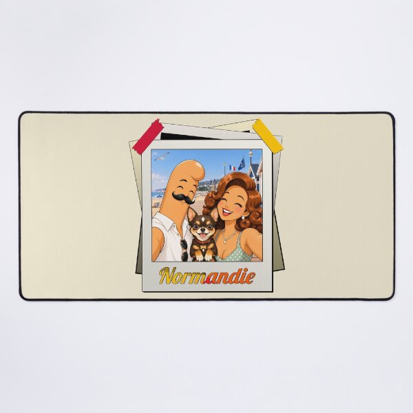 Item preview, Vintage Deauville Beach - Souvenir of Normandy by Kek and Ina designed and sold by Kek-Ina.
