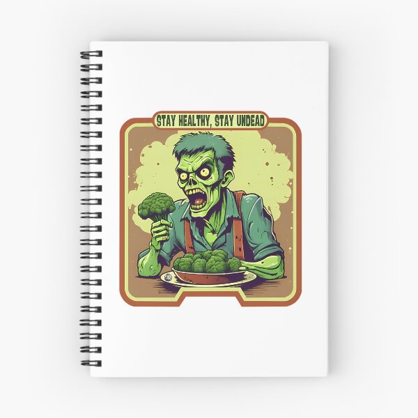 Item preview, Zombie Eat Broccoli Healty Life designed and sold by simran-spires.