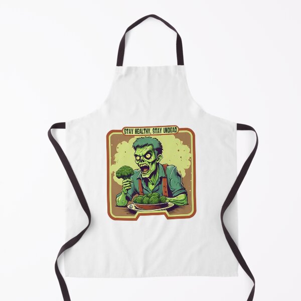 Item preview, Zombie Eat Broccoli Healty Life designed and sold by simran-spires.