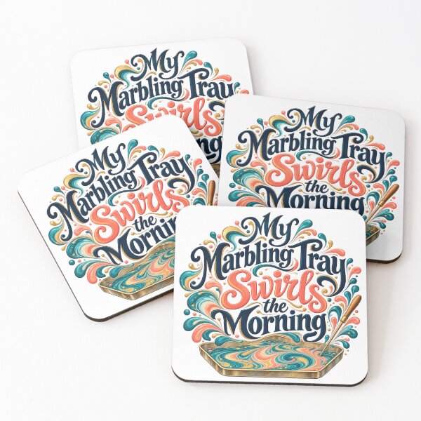 Item preview, Marbling Tray Morning Swirls Crafted Lettering designed and sold by Bikivuno.