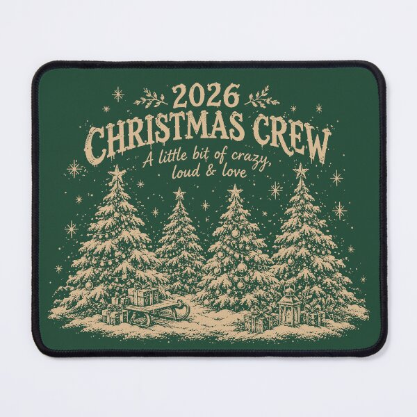 Item preview, Christmas Crew 2026 Vintage Pine Forest designed and sold by sdcreations210.