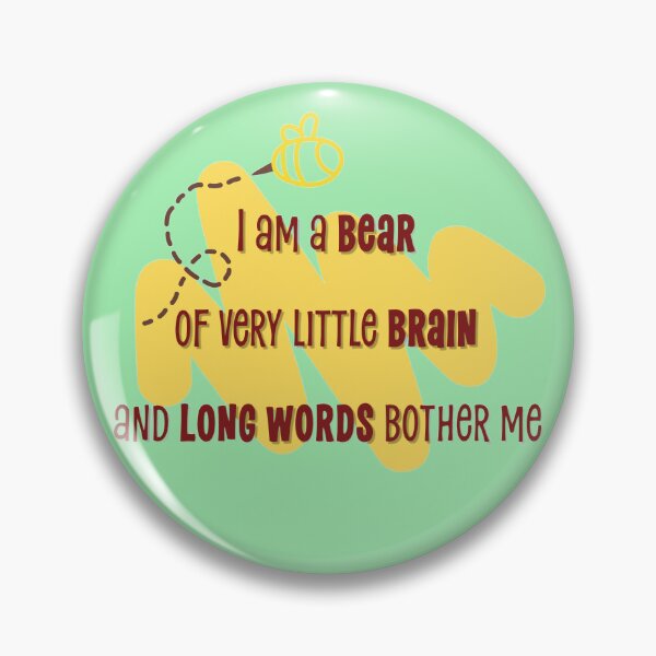 Item preview, Bear of Very Little Brain (Mint Green)  designed and sold by Further Up Designs.