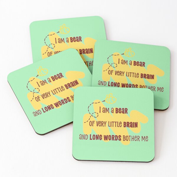 Item preview, Bear of Very Little Brain (Mint Green)  designed and sold by Further Up Designs.