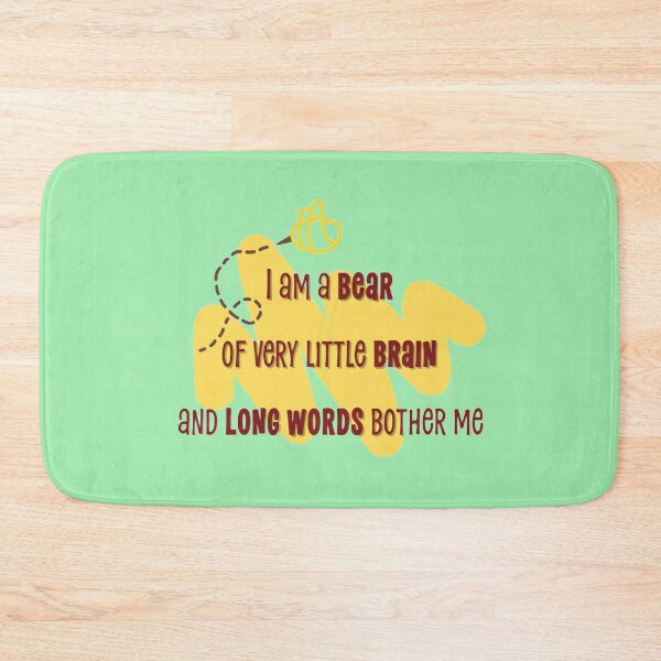 Item preview, Bear of Very Little Brain (Mint Green)  designed and sold by Further Up Designs.