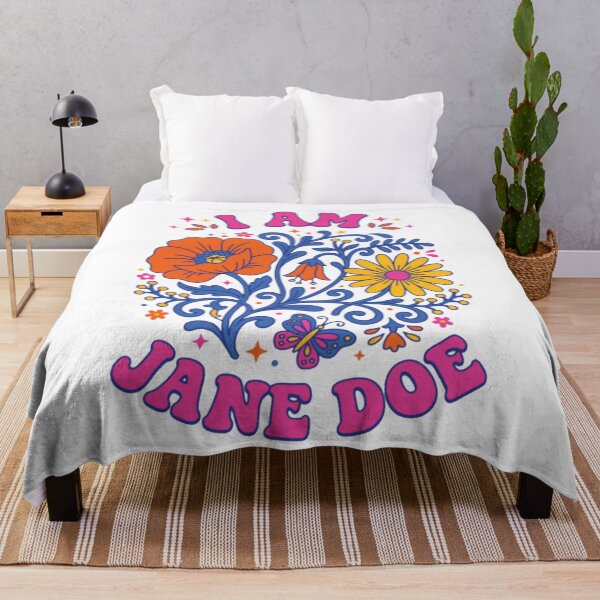 Item preview, Flower I Am Jane Doe designed and sold by Decoration Ideas.