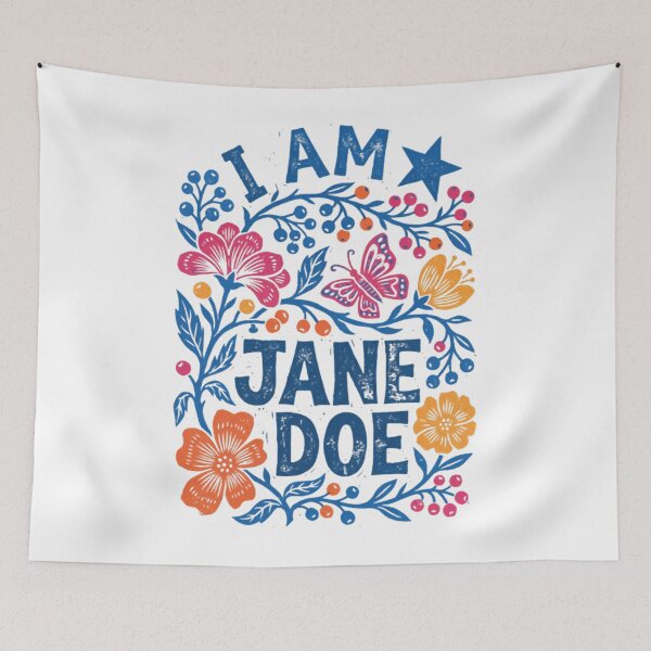 Item preview, I Am Jane Doe butterfly designed and sold by Decoration Ideas.