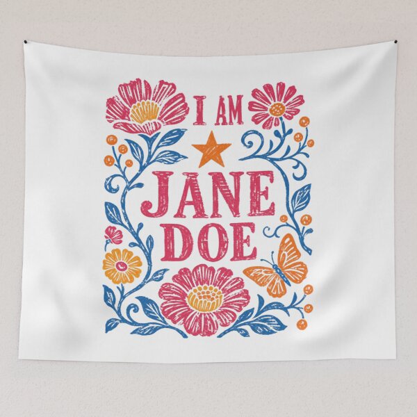 Item preview, I Am Jane Doe Star designed and sold by Decoration Ideas.