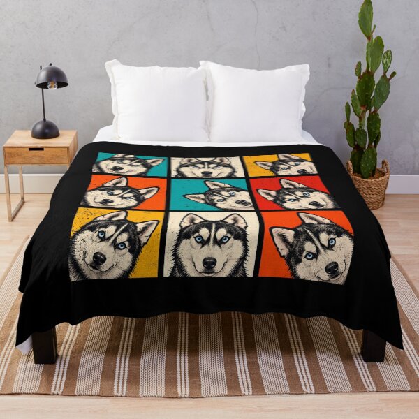 Item preview, POP ART - SIBERIAN HUSKY | Pets and Dogs lovers for Men and Women t-shirt designed and sold by panchiTWO.