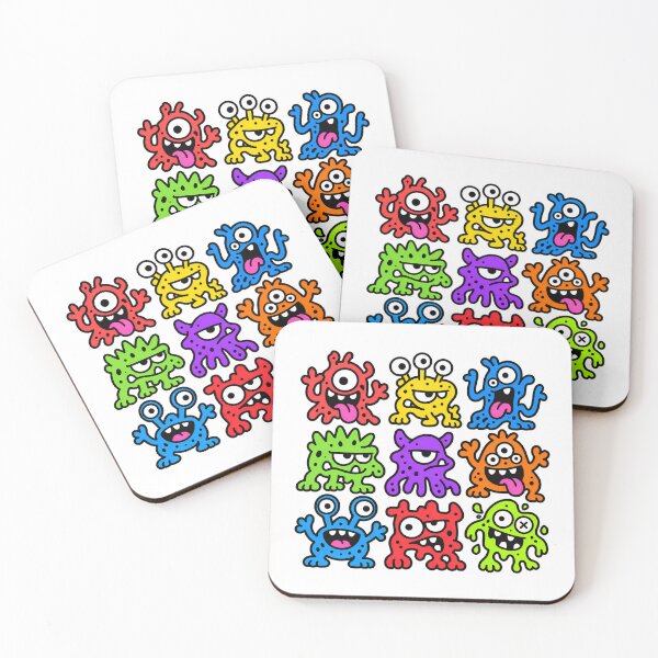 Item preview, Nine Weird Monsters designed and sold by Thai Vibe Studio.
