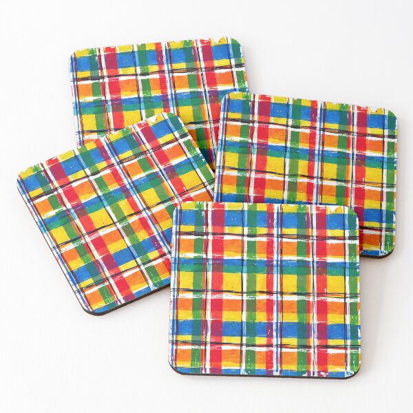 Aperçu de l'œuvre Motifs Madras colorés créée et vendue par RichardRags.