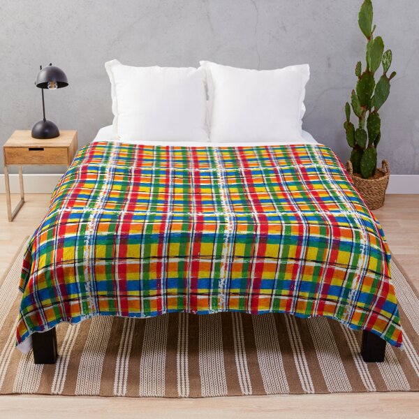 Aperçu de l'œuvre Motifs Madras colorés créée et vendue par RichardRags.