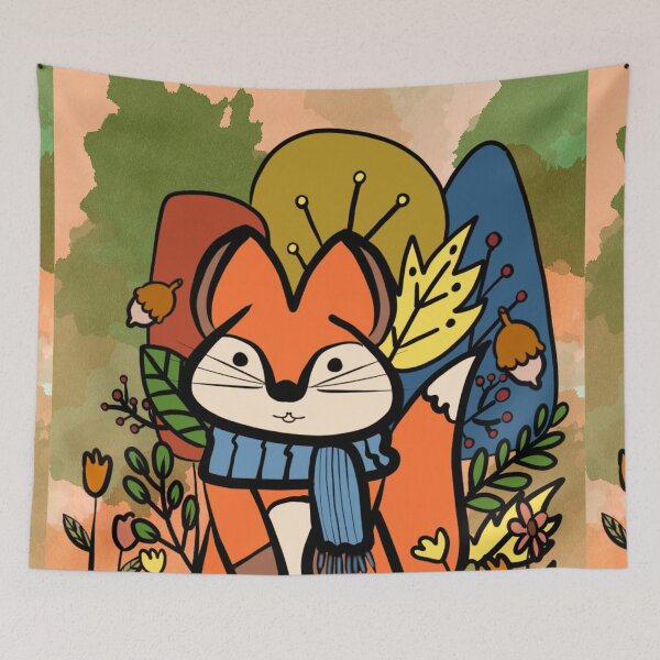 Item preview, Autumn fox designed and sold by CarliPeraza.