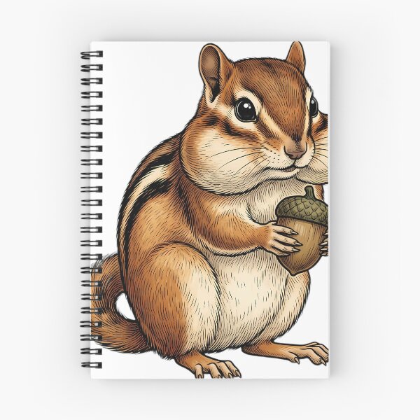 Item preview, Vintage Naturalist Chipmunk with Acorn — Antique Chipmunk Art designed and sold by Catch333.