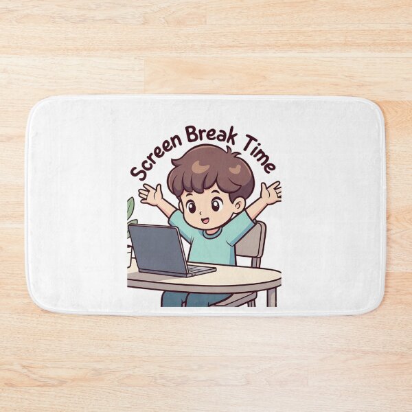 Item preview, Screen Break Time – Healthy Digital Pause Tee designed and sold by EcoArtTees.