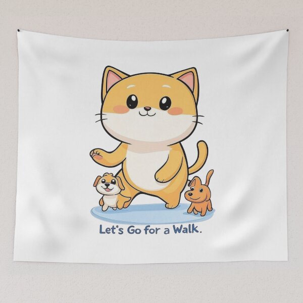 Item preview, Let’s Go for a Walk Dog designed and sold by EcoArtTees.