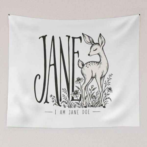 Item preview, I Am Jane Doe, Women Supporting Women, Solidarity Graphic designed and sold by Decoration Ideas.