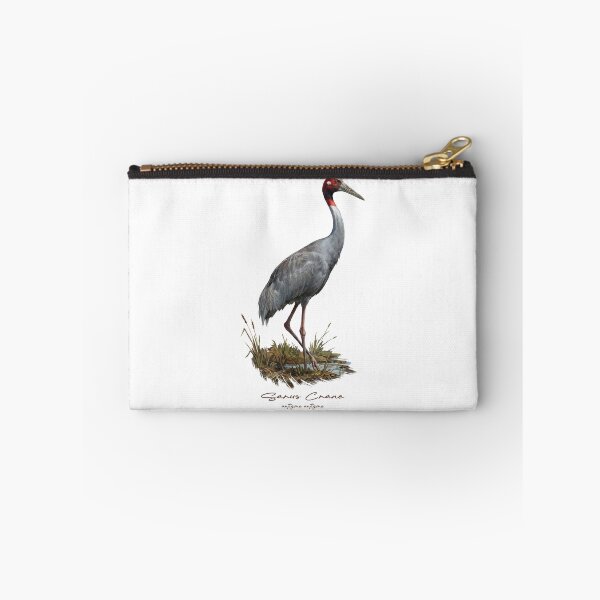 Item preview, Sarus Crane in Marsh Wetland Bird Illustration designed and sold by Takeda-art.
