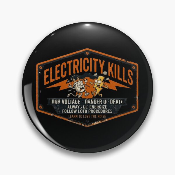 Item preview, Copy of electricity kills-remember kids electricity kills-electricity will kill you- electricity designed and sold by heroes-one.