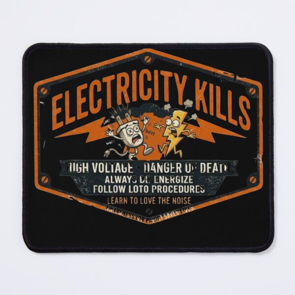 Item preview, Copy of electricity kills-remember kids electricity kills-electricity will kill you- electricity designed and sold by heroes-one.